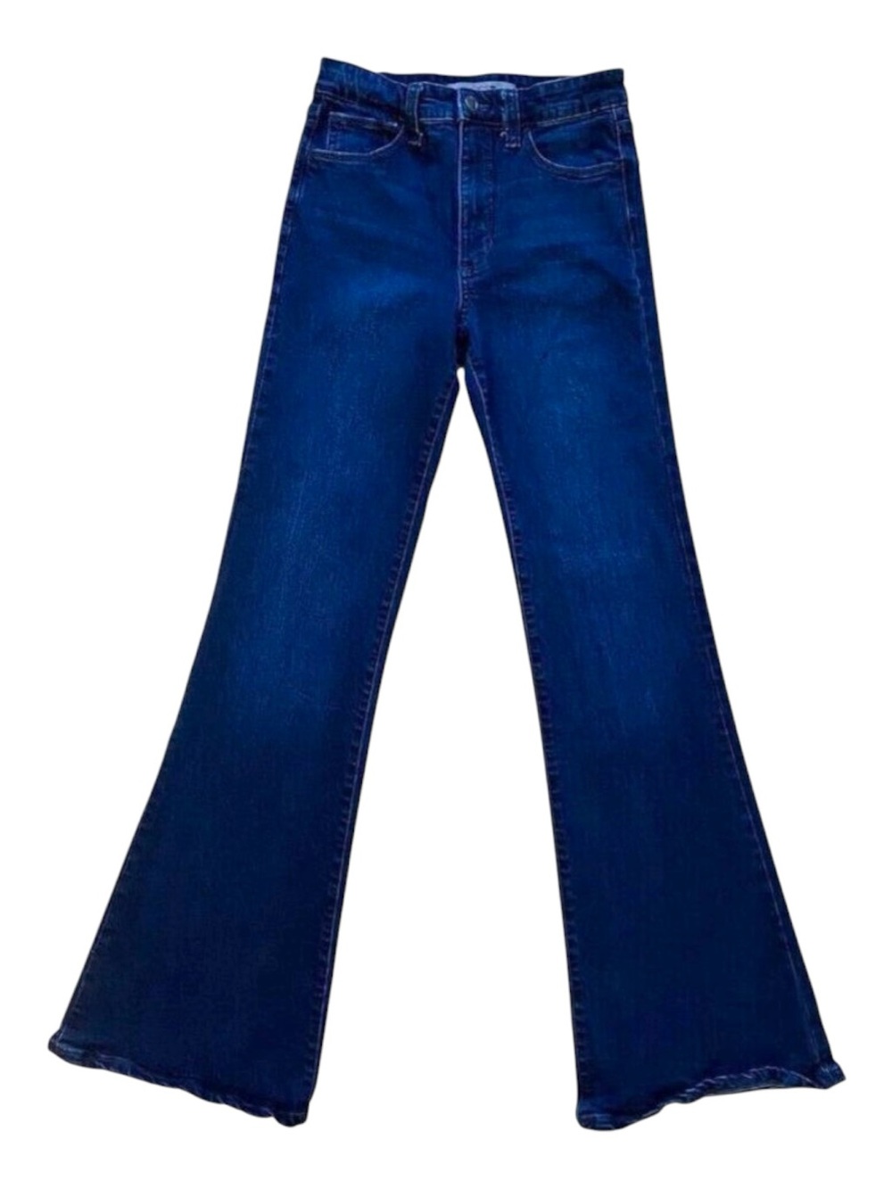 Joes Womens Flared Jeans high rise dark blue stretchy denim Size 26